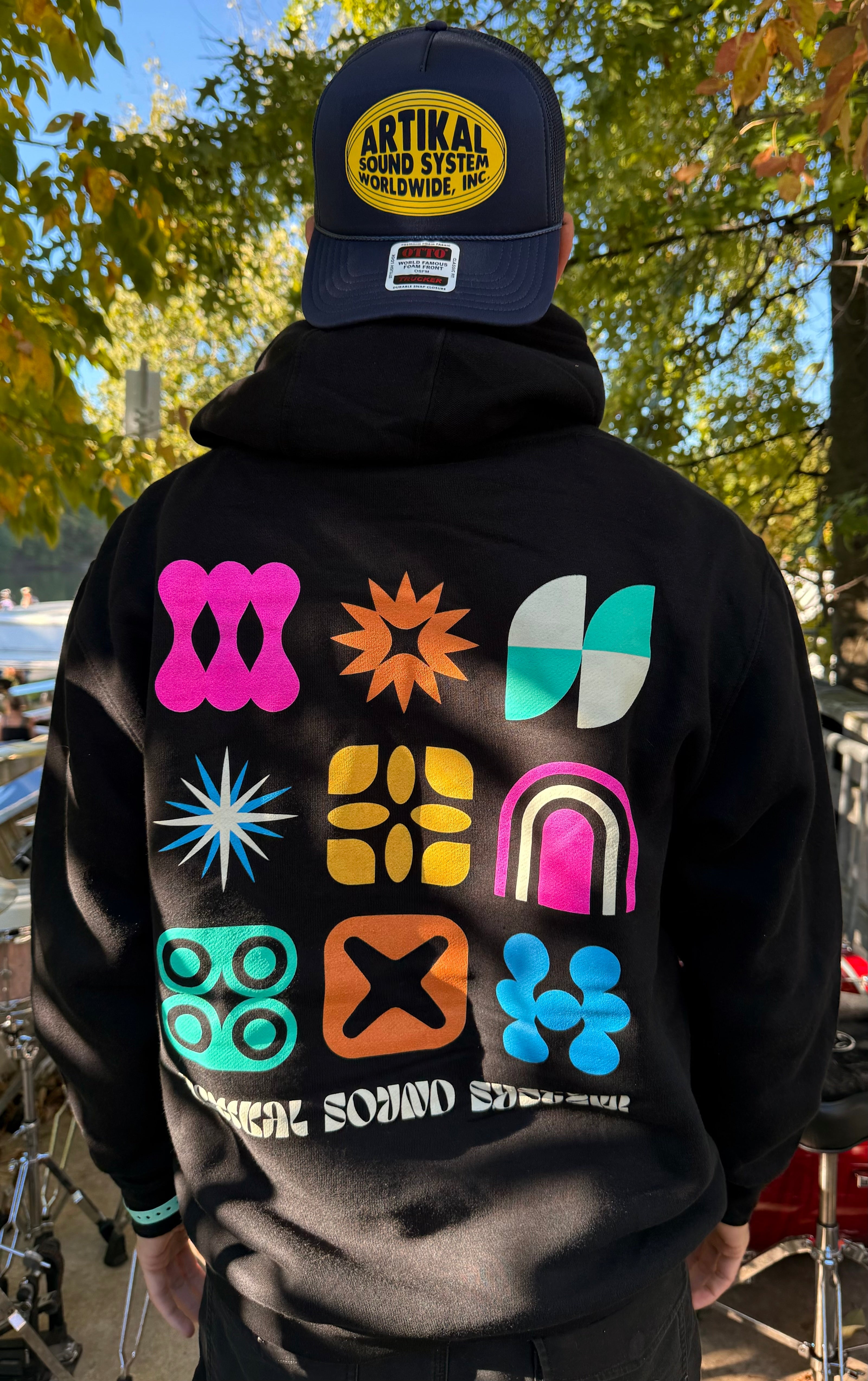 Retro Shapes Hoodie