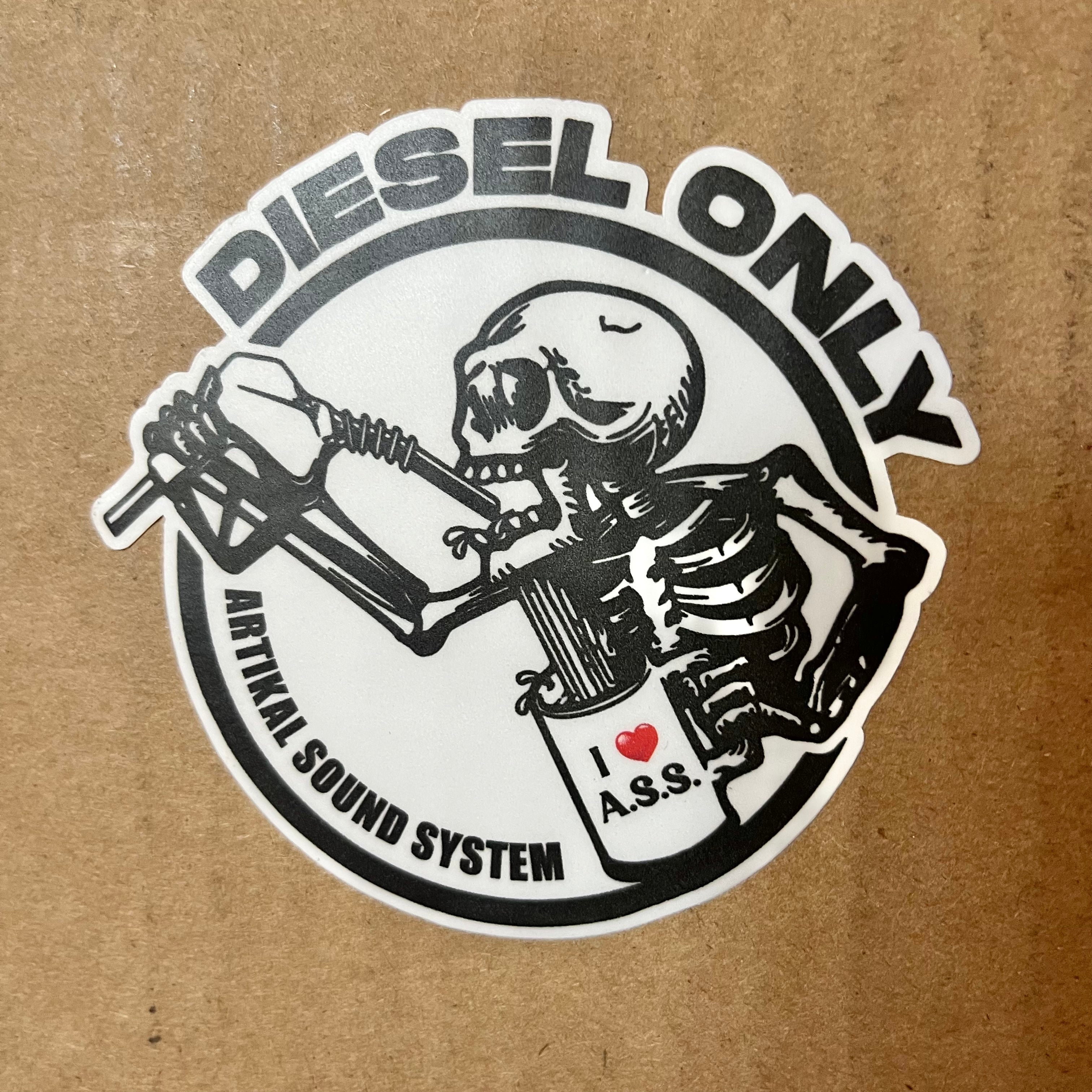 Diesel Only Sticker