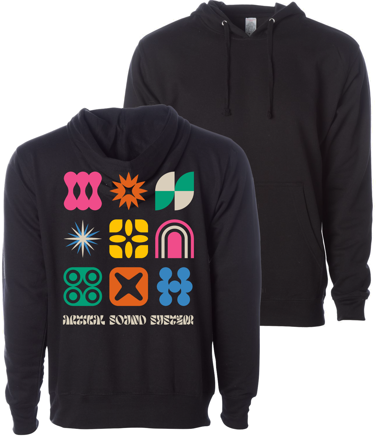 Retro Shapes Hoodie