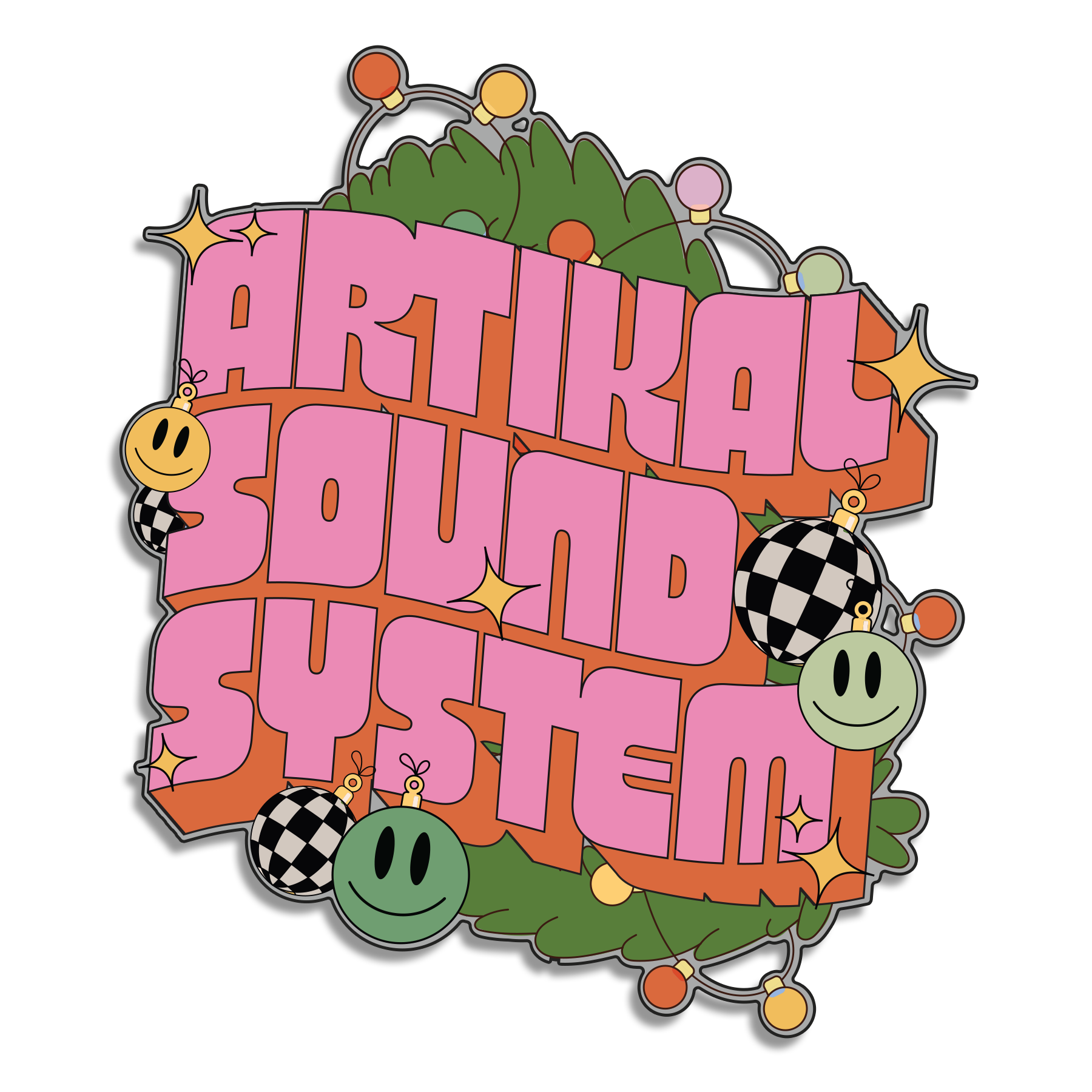 Artikal Sound System Enamel Tree Ornament