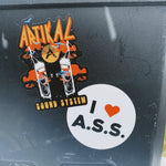 I ❤️ A.S.S. Sticker